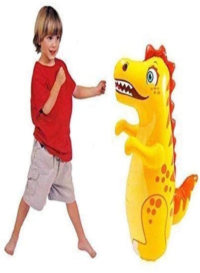 ARUP لعبة ARUP Hit Me للأطفال، لعبة نطاطة ثلاثية الأبعاد قابلة للنفخ، قاعدة مملوءة بالرمل، حقيبة ملاكمة من مادة PVC للأطفال والرضع - Image 3